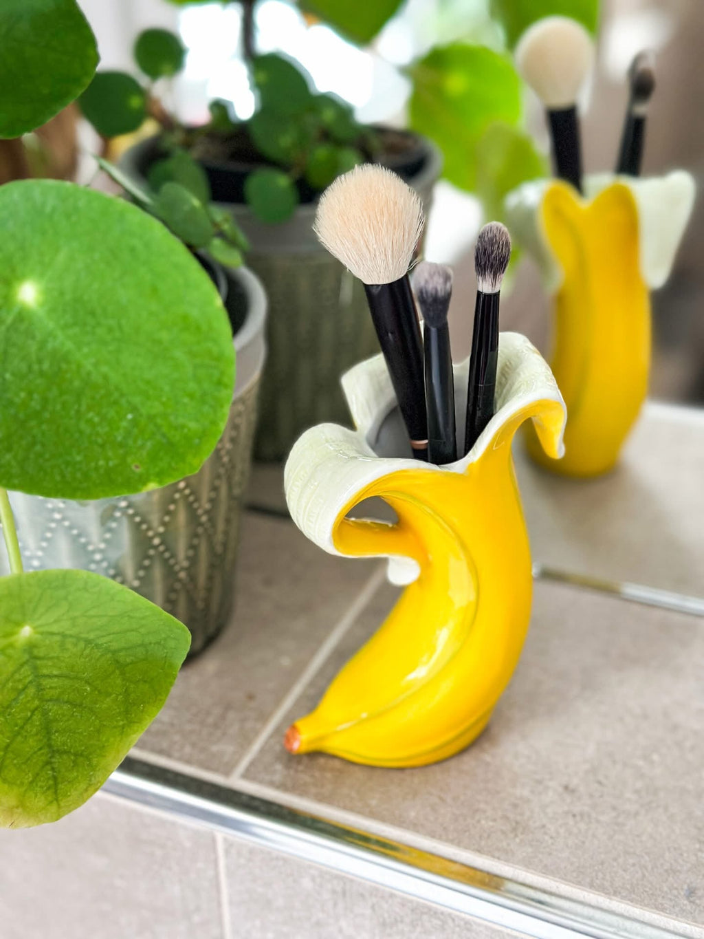 Kleine Vase Bananenromanze
