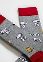 Chaussettes BeSnoopy Moon Gris
