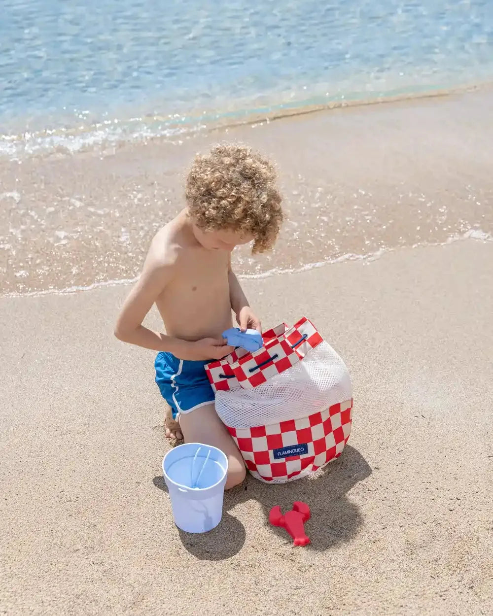 Mochila para juguetes de playa antiarena – MESSIER