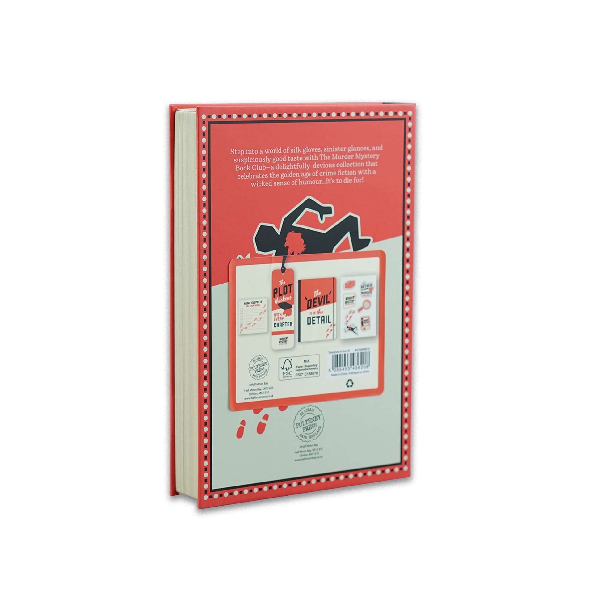 Set de papeterie cadeau - Murder Mystery Book Club