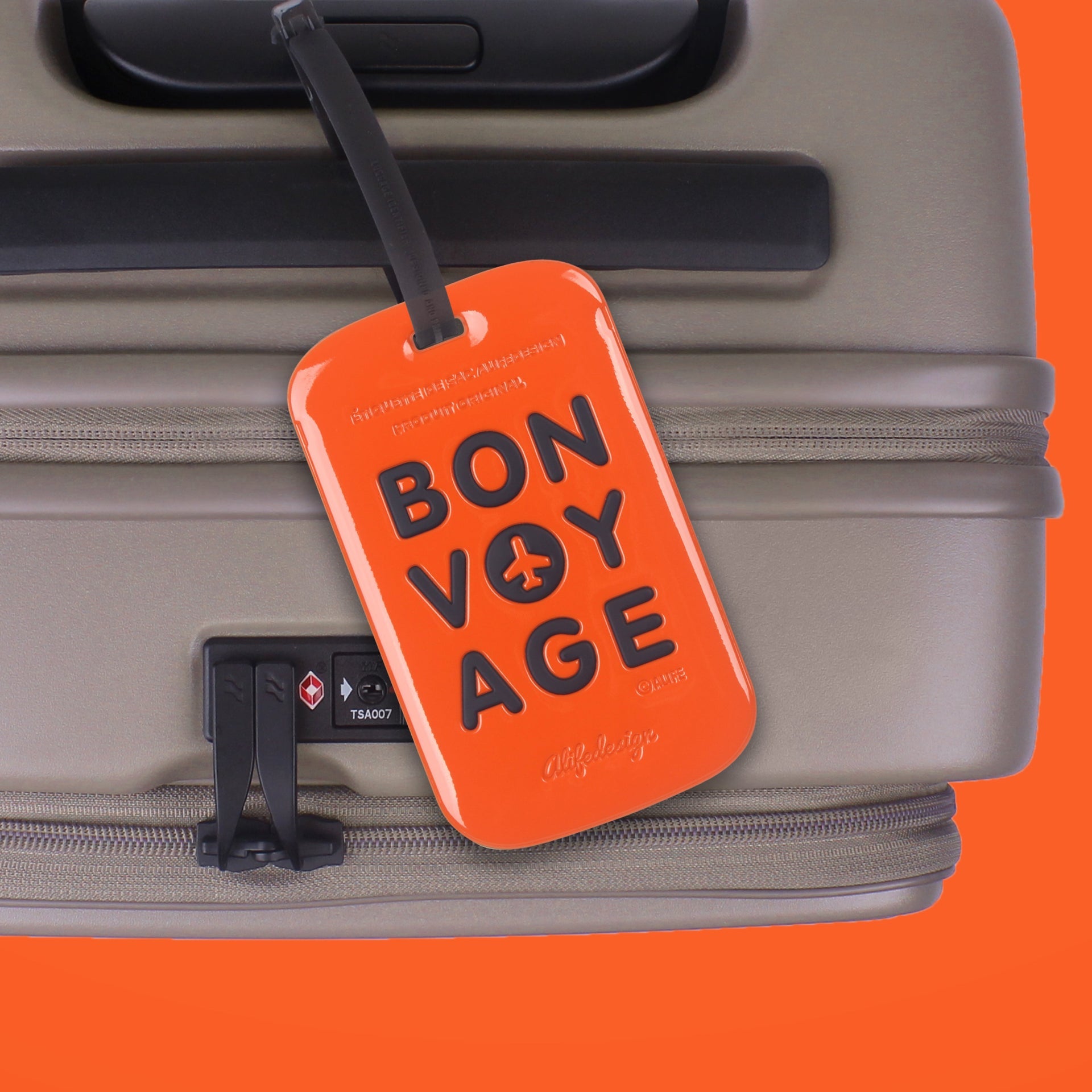 Etichetta del bagaglio buon viaggio