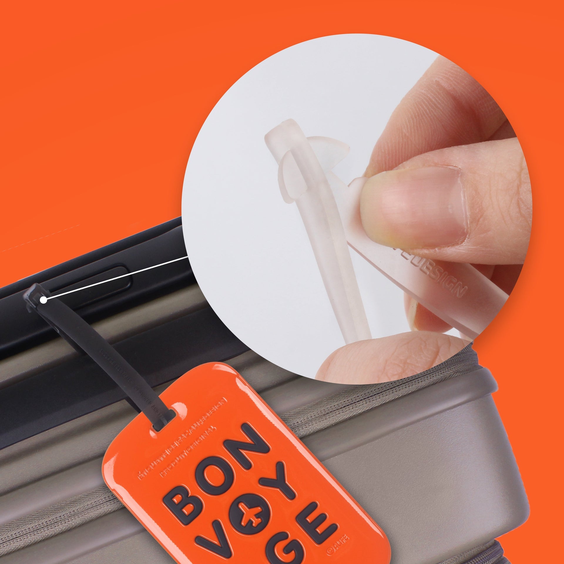 Etichetta del bagaglio buon viaggio