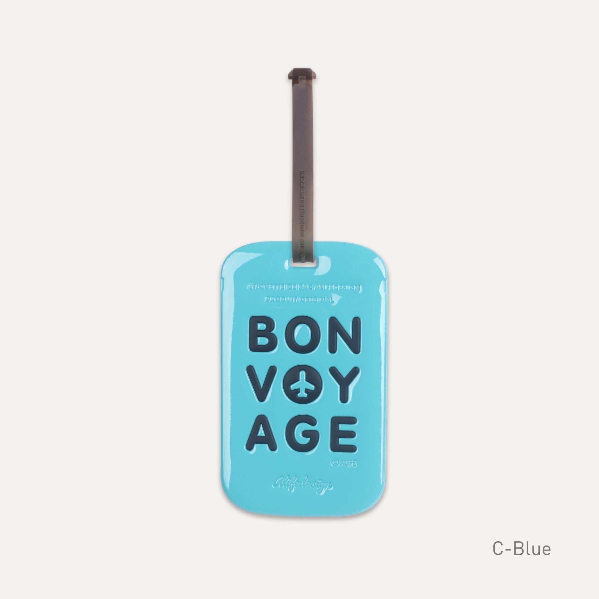 Etiquette de bagage Bon Voyage – vue produit 5