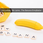 La Banane Emoji Vibrante | Objetos de diseño y regalos originales