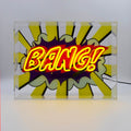 'Bang!' Large Glass Neon Sign