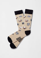Chaussettes BeCoffee Beige