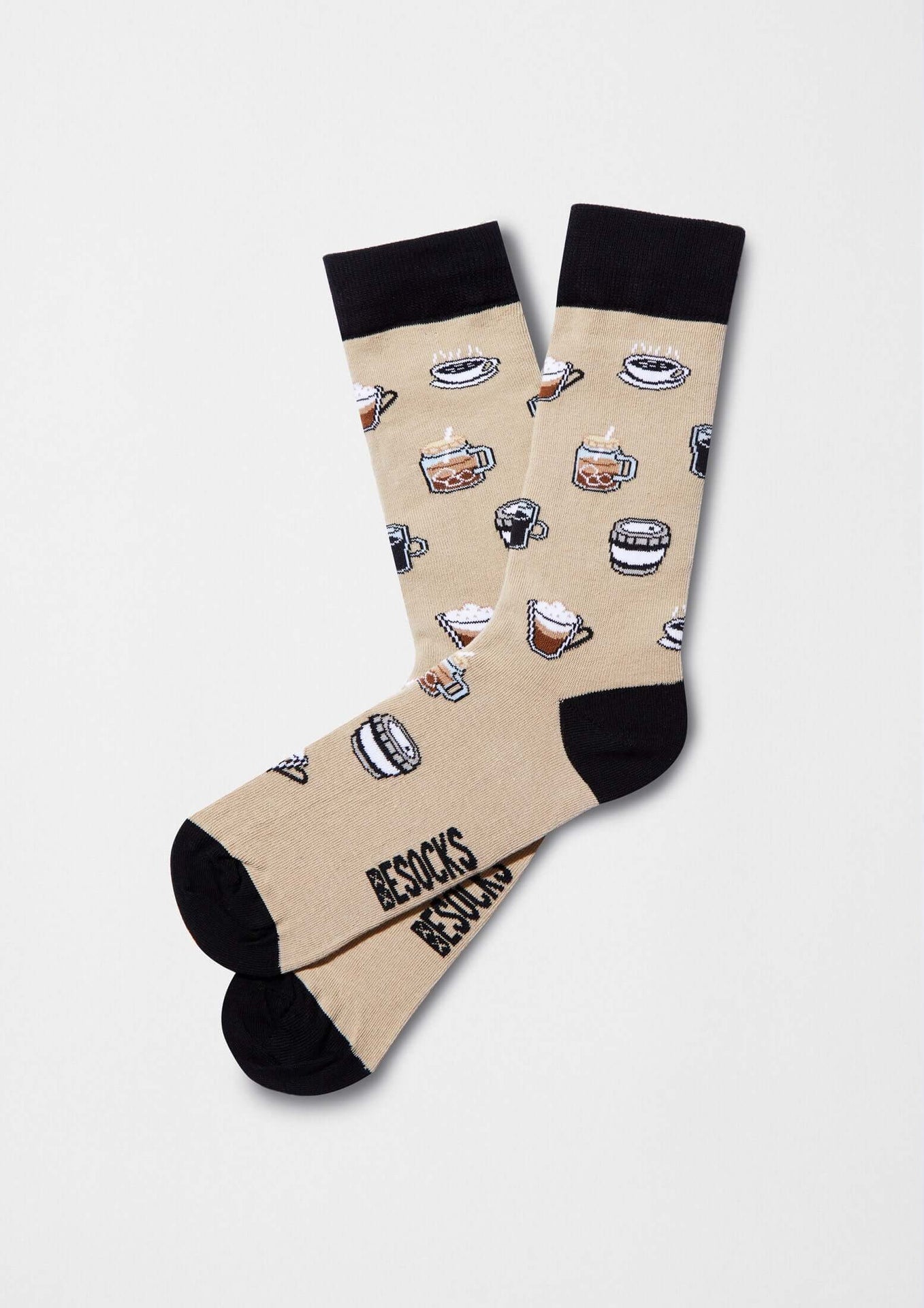 Chaussettes BeCoffee Beige