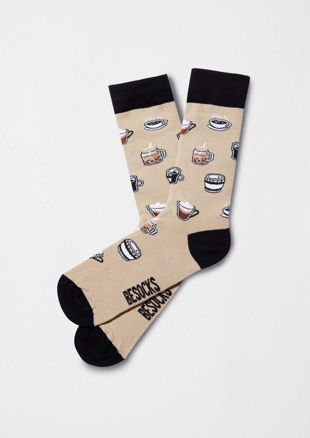 Chaussettes BeCoffee Beige – Besocks