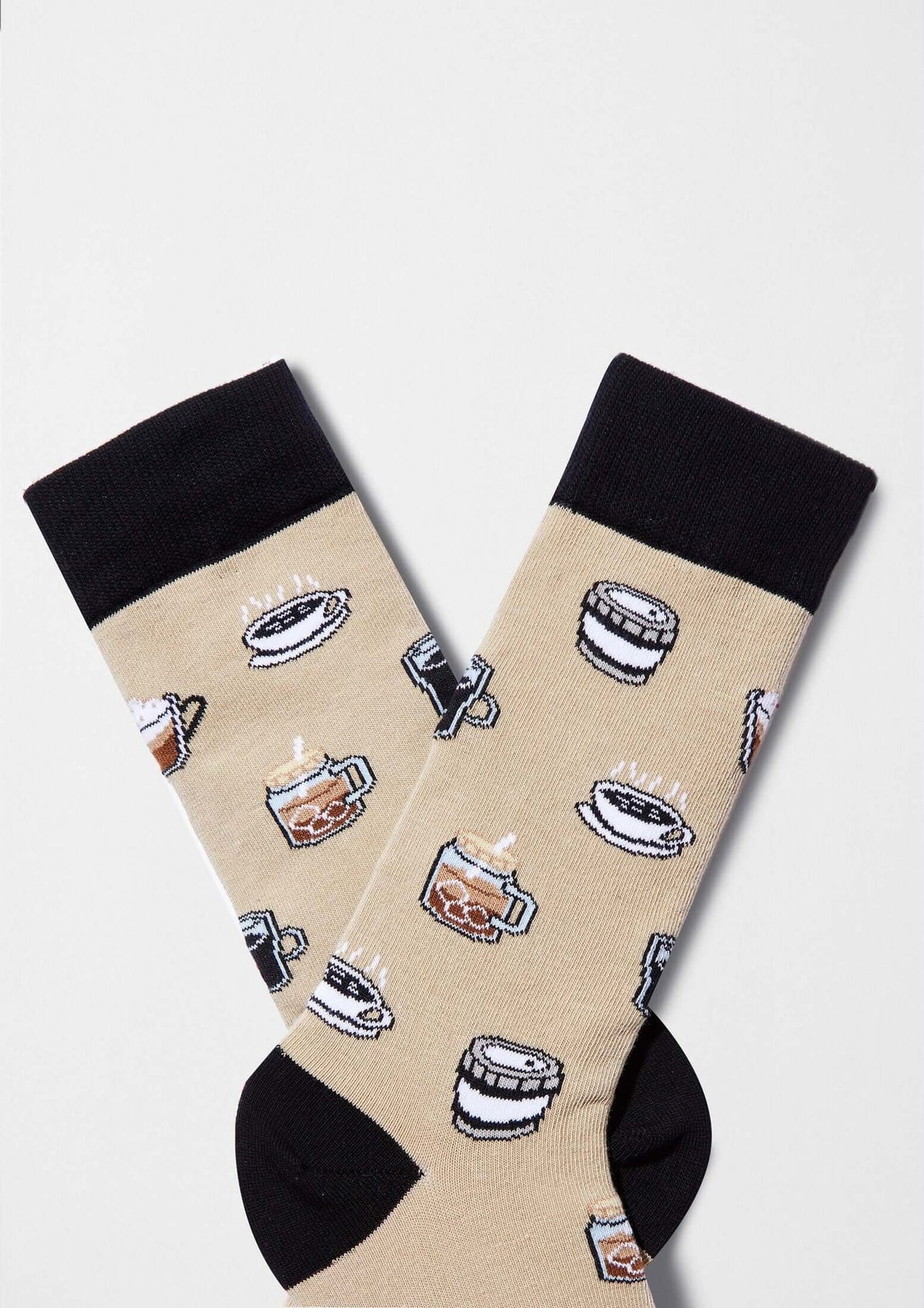 Chaussettes BeCoffee Beige
