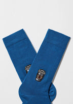 BeCoffee Embroidered Blue