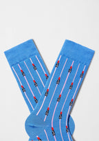 Chaussettes BeEmilyInParis Rouge à lèvres Bleu