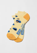 Chaussettes BeSesameStreet Cookie Monster Yellow Ankle – Besocks