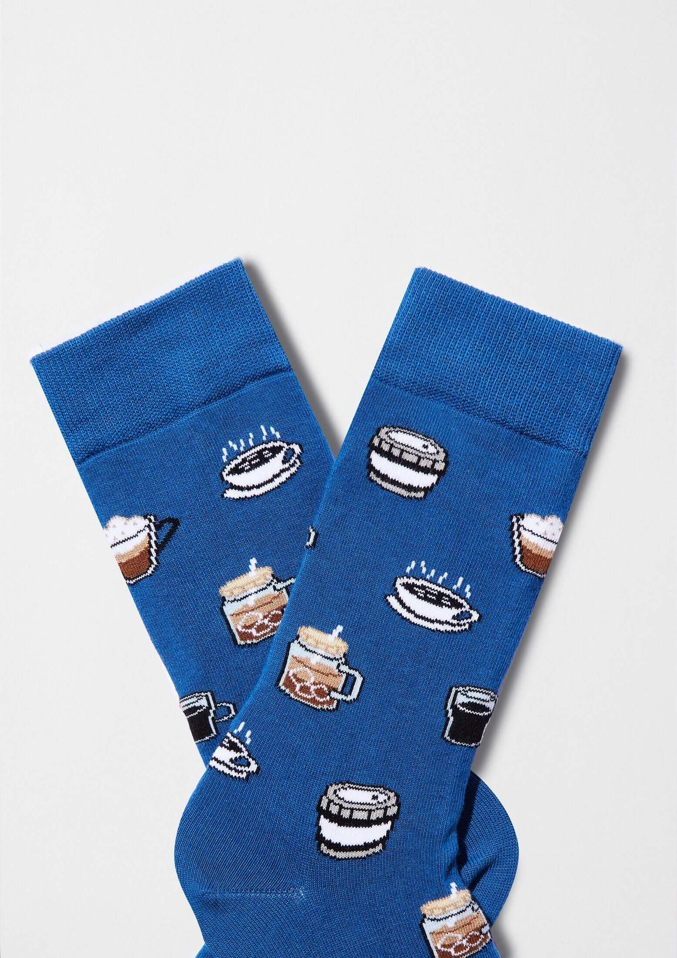 Chaussettes BeCoffee Bleu