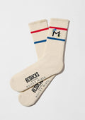 Chaussettes BeMOISESNIETO Embroidery Beige – Besocks