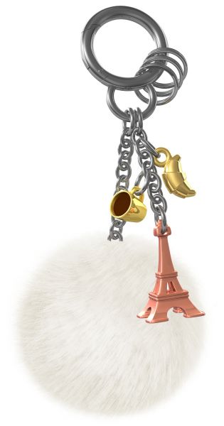 bijou de sac tour eiffel rose metalmorphose 