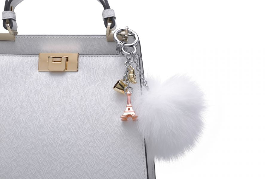 Regalo de diseño – bijou de sac tour eiffel rose metalmorphose 