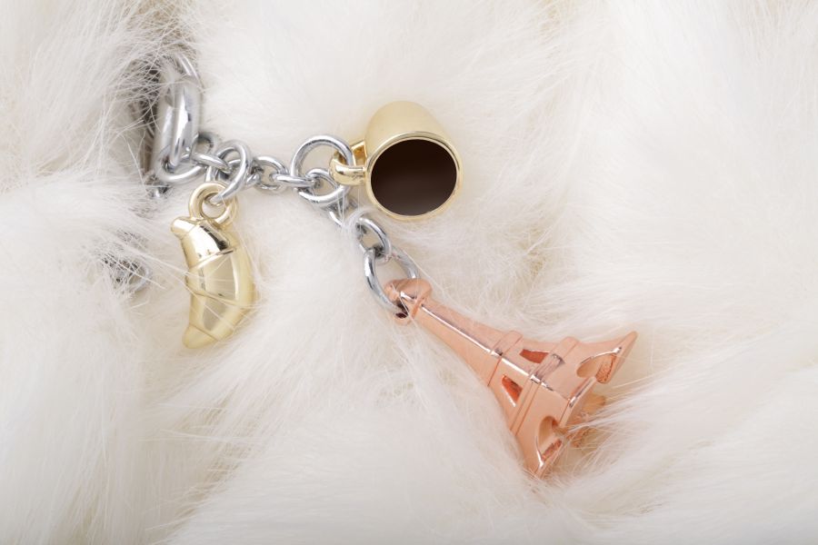 Regalo de diseño – bijou de sac tour eiffel rose metalmorphose MTM196 01 5404006042135