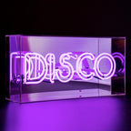 Regalo de diseño – acrylic box neon disco purple 