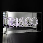 Regalo de diseño – acrylic box neon disco purple 