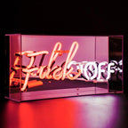 acrylic box neon fuck off ACBN FCKOFF 5060081504380