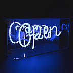 Oggetto regalo di design – acrylic box neon open 