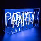 acrylic box neon party 
