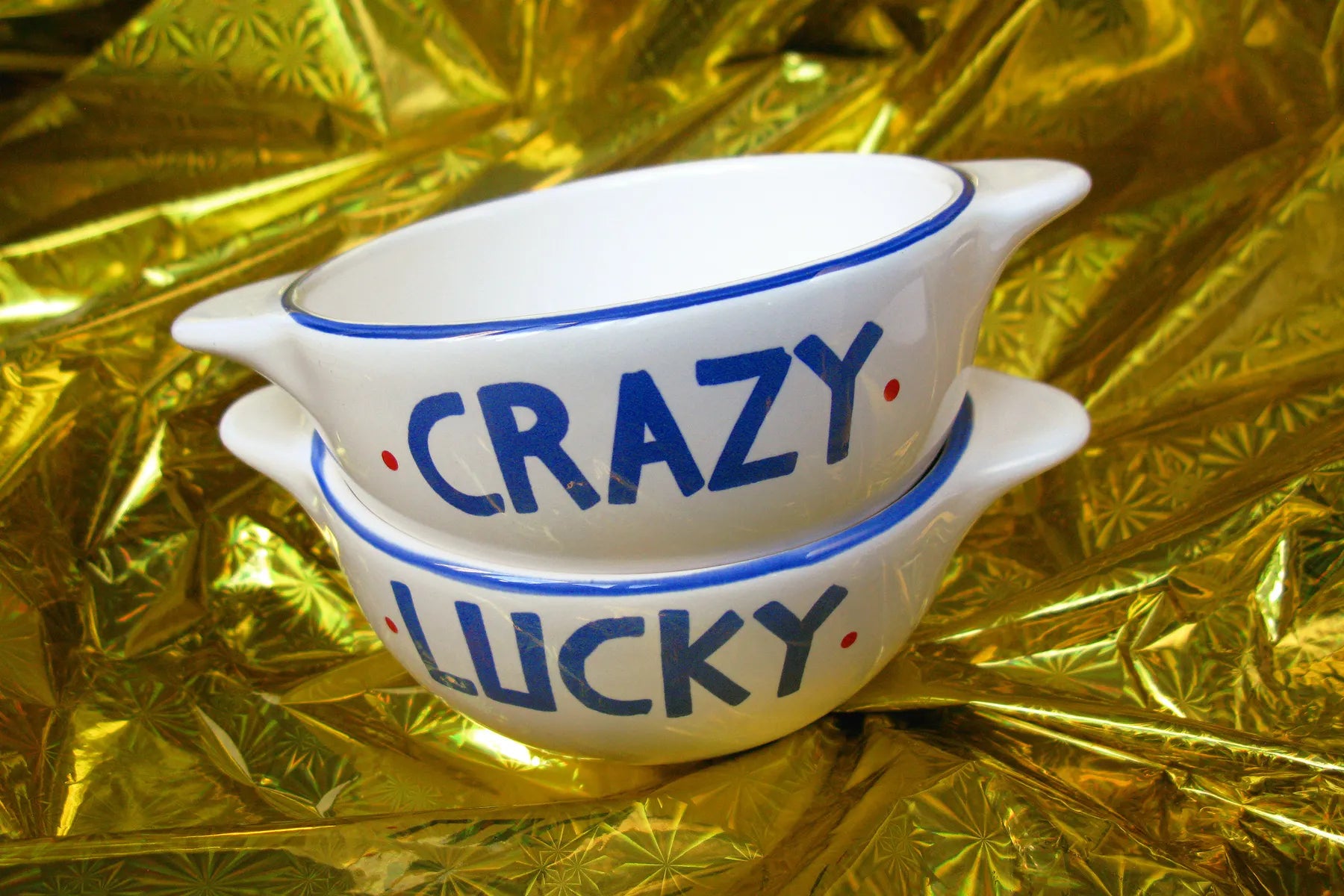 Oggetto regalo di design – bol breton lucky pied de poule 