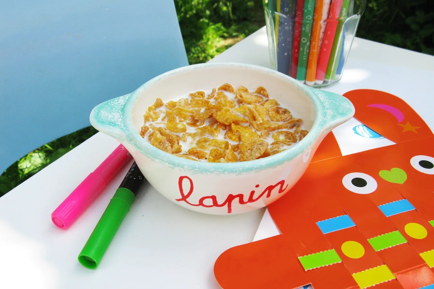 Designcadeau – bol breton lapin pied de poule 