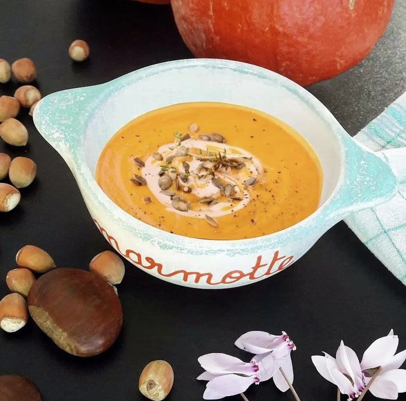 Oggetto regalo di design – bol breton marmotte pied de poule 