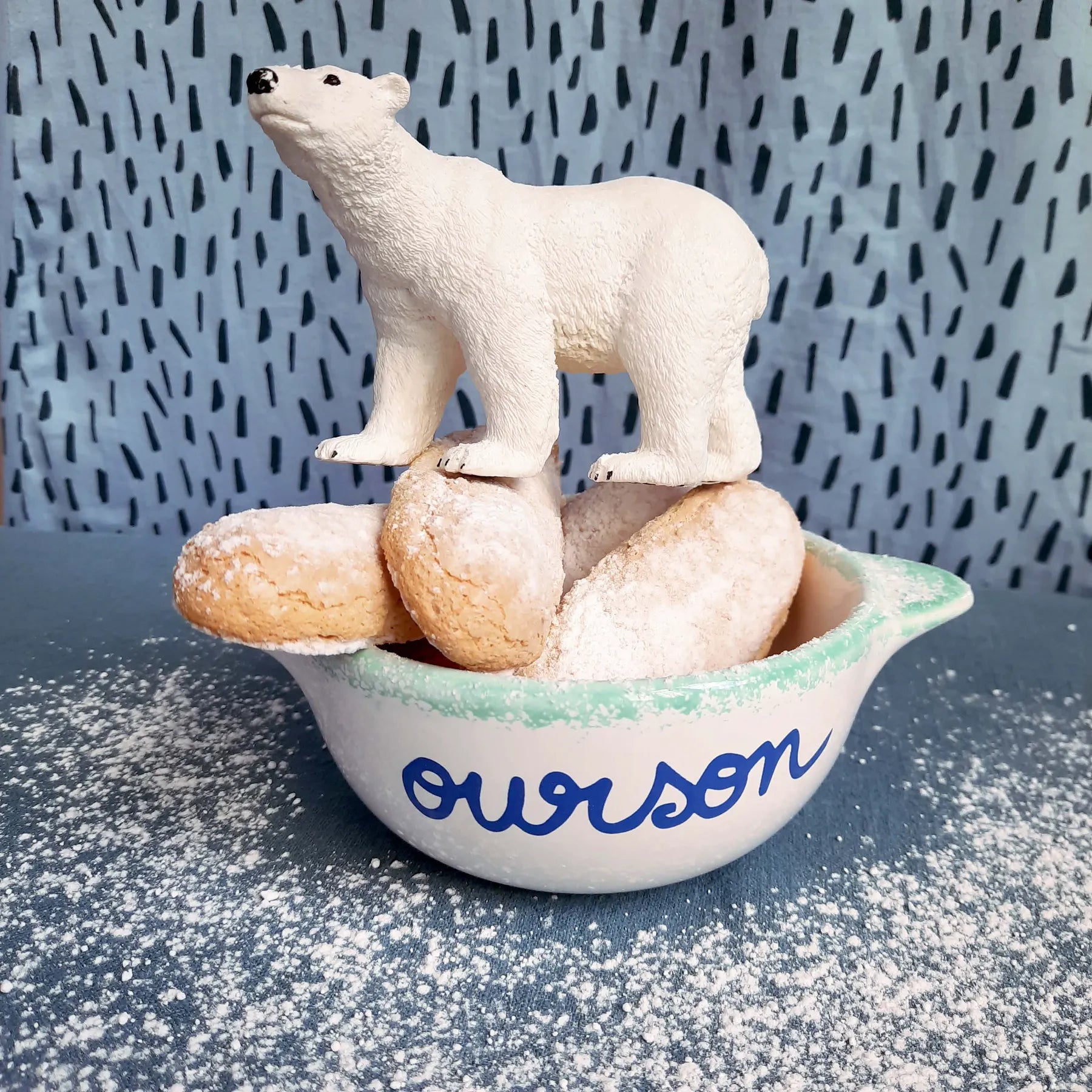 Designcadeau – bol breton ourson pied de poule 