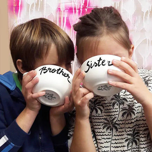 Oggetto regalo di design – bol breton sister pied de poule 