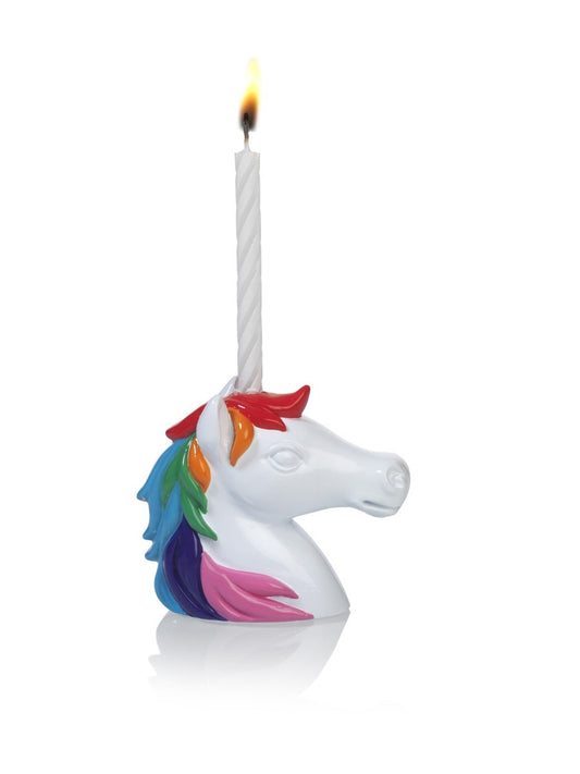 Bougeoir d'Anniversaire Licorne