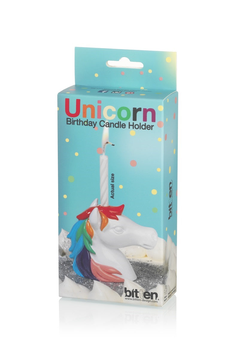 Bougeoir d'Anniversaire Licorne