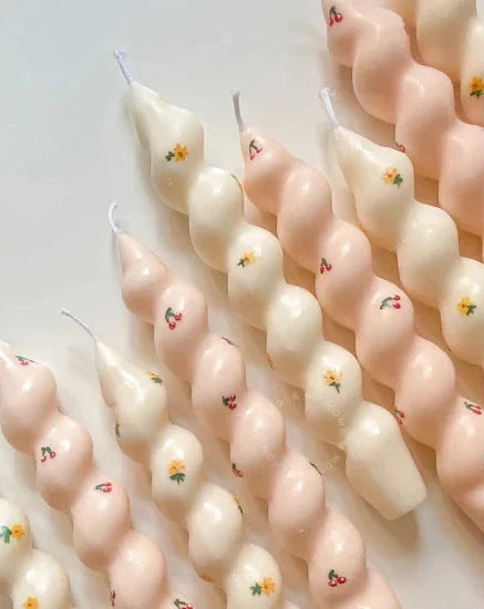 Bougie Torsadée Tournesol