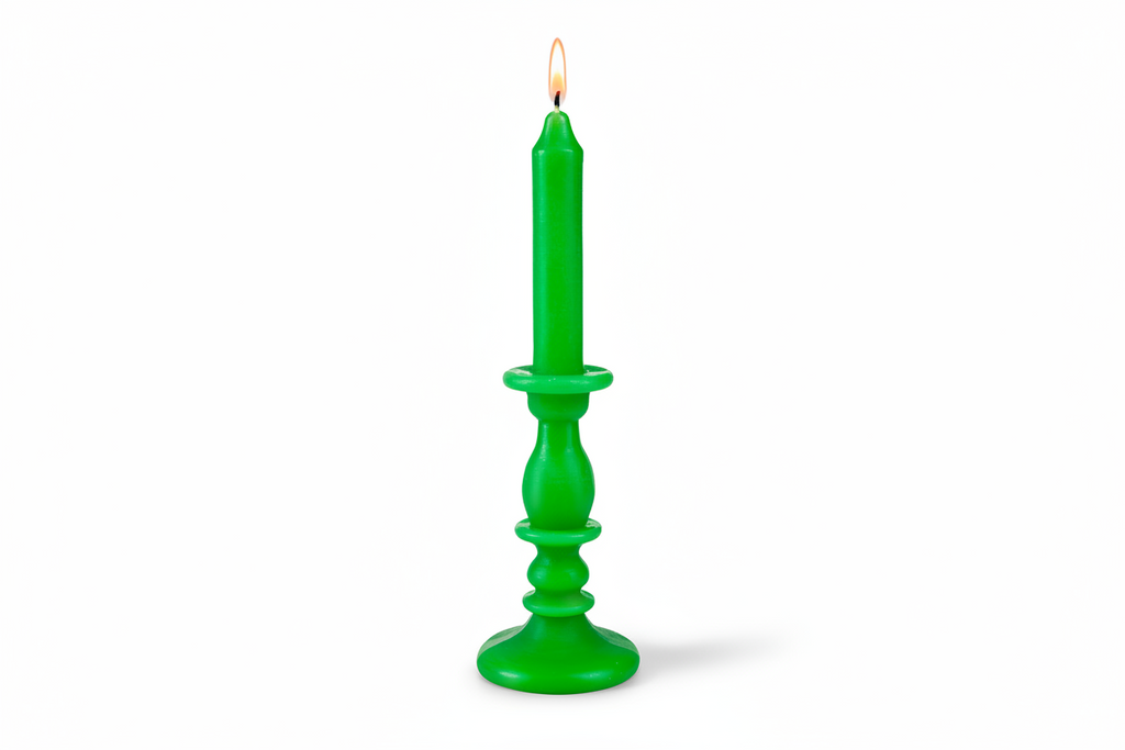 Bougie Chandelier Verte