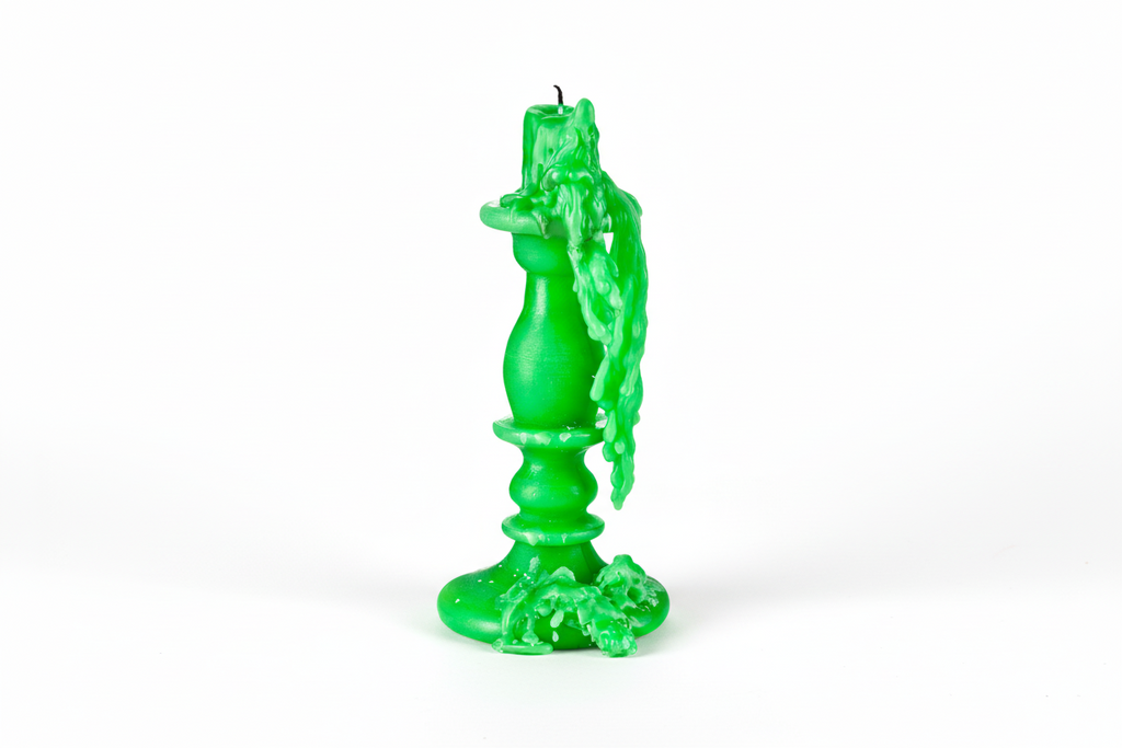 Bougie Chandelier Verte