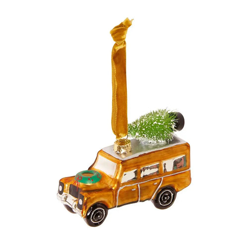 boule de noel 4x4 dore talking tables GLS DEC CAR 4X4 GLD 84776439