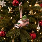 Weihnachtskugel 4x4 Rosa