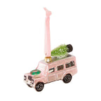 Weihnachtskugel 4x4 Rosa