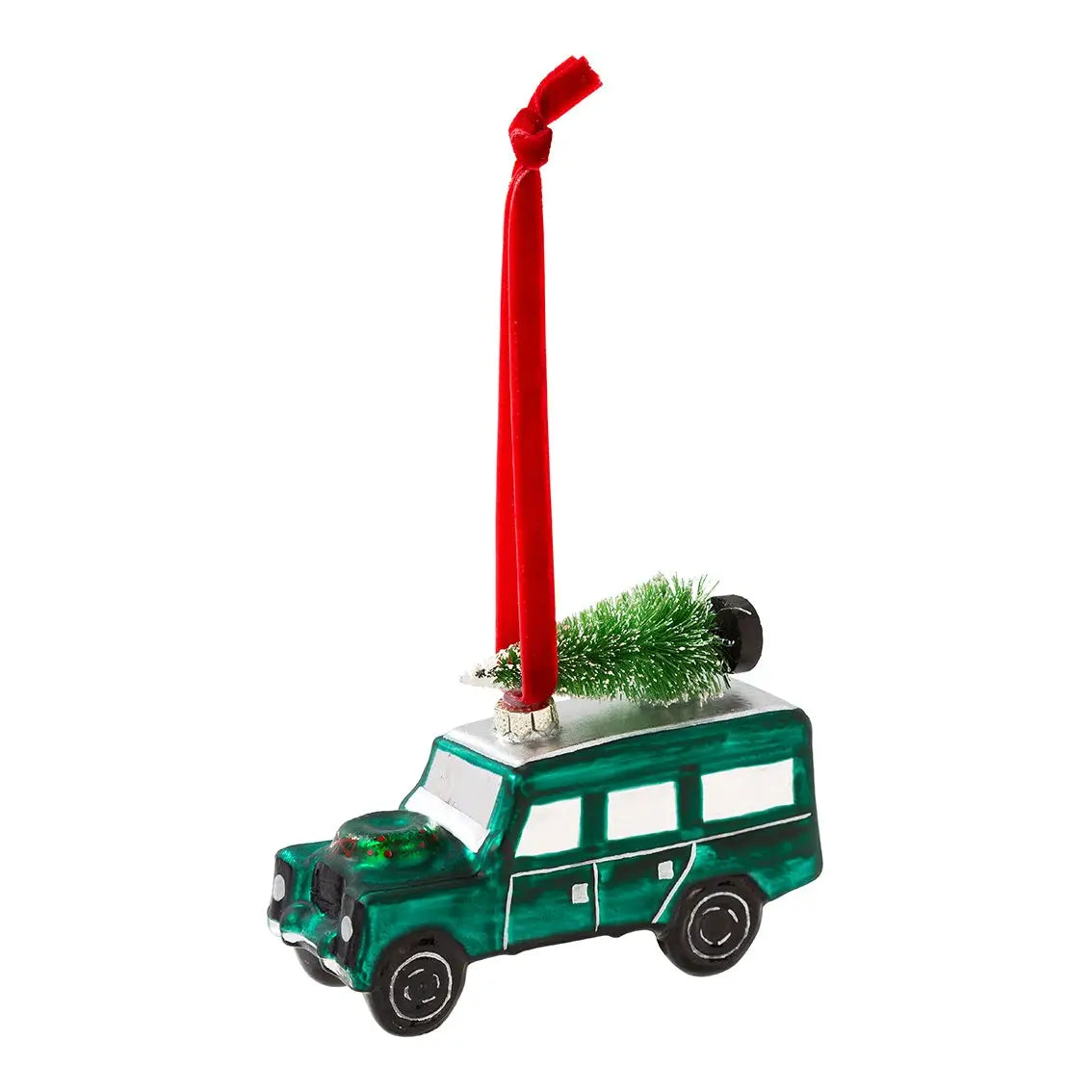 Weihnachtskugel 4x4 Grün