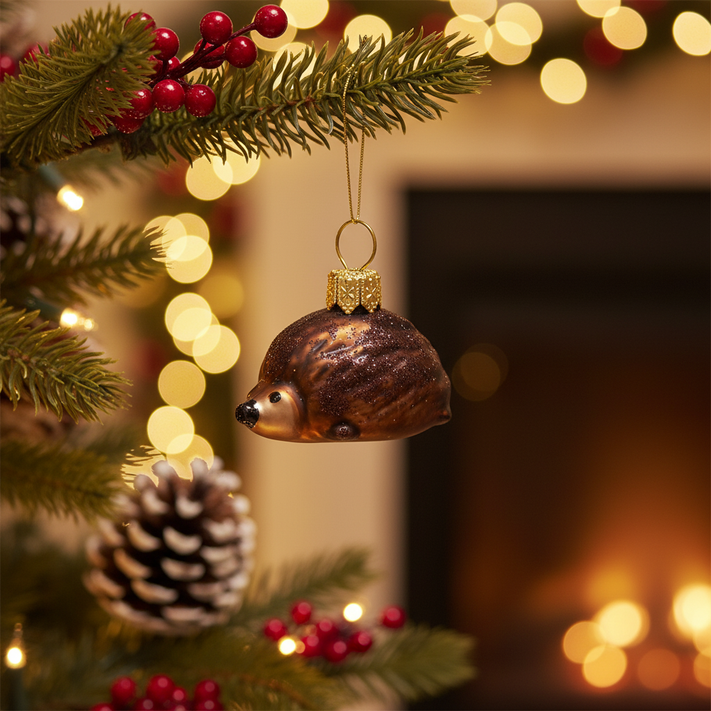 Boule de Noël Hérisson