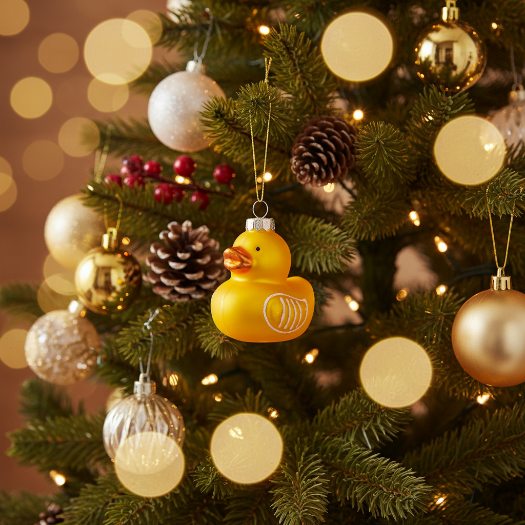 Boule de Noël Canard