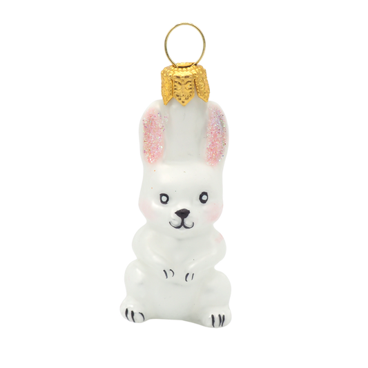 Boule de Noël Lapin Blanc