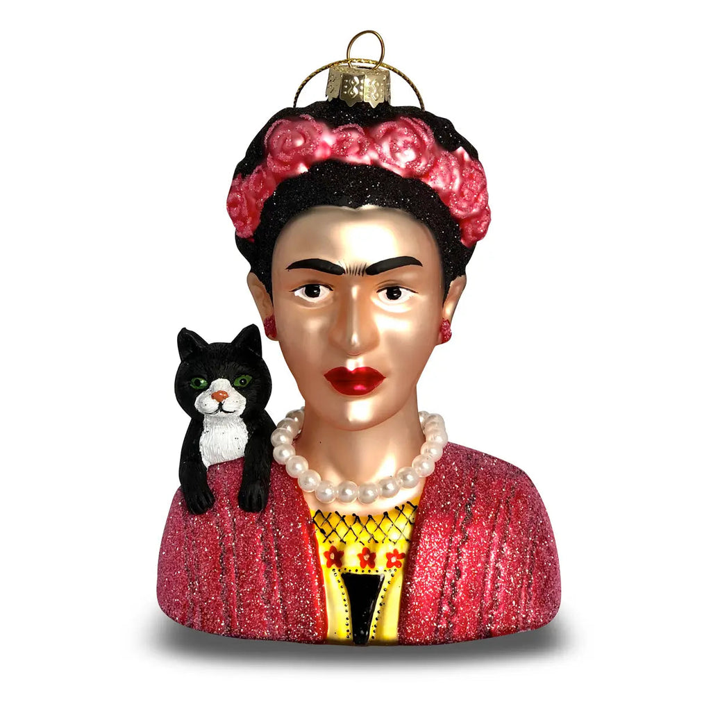 boule de noel frida et son chat naked decor orn frida cat 93328887