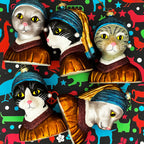 Weihnachtskugel junges Mädchen beim Pearl Chat Toxedo