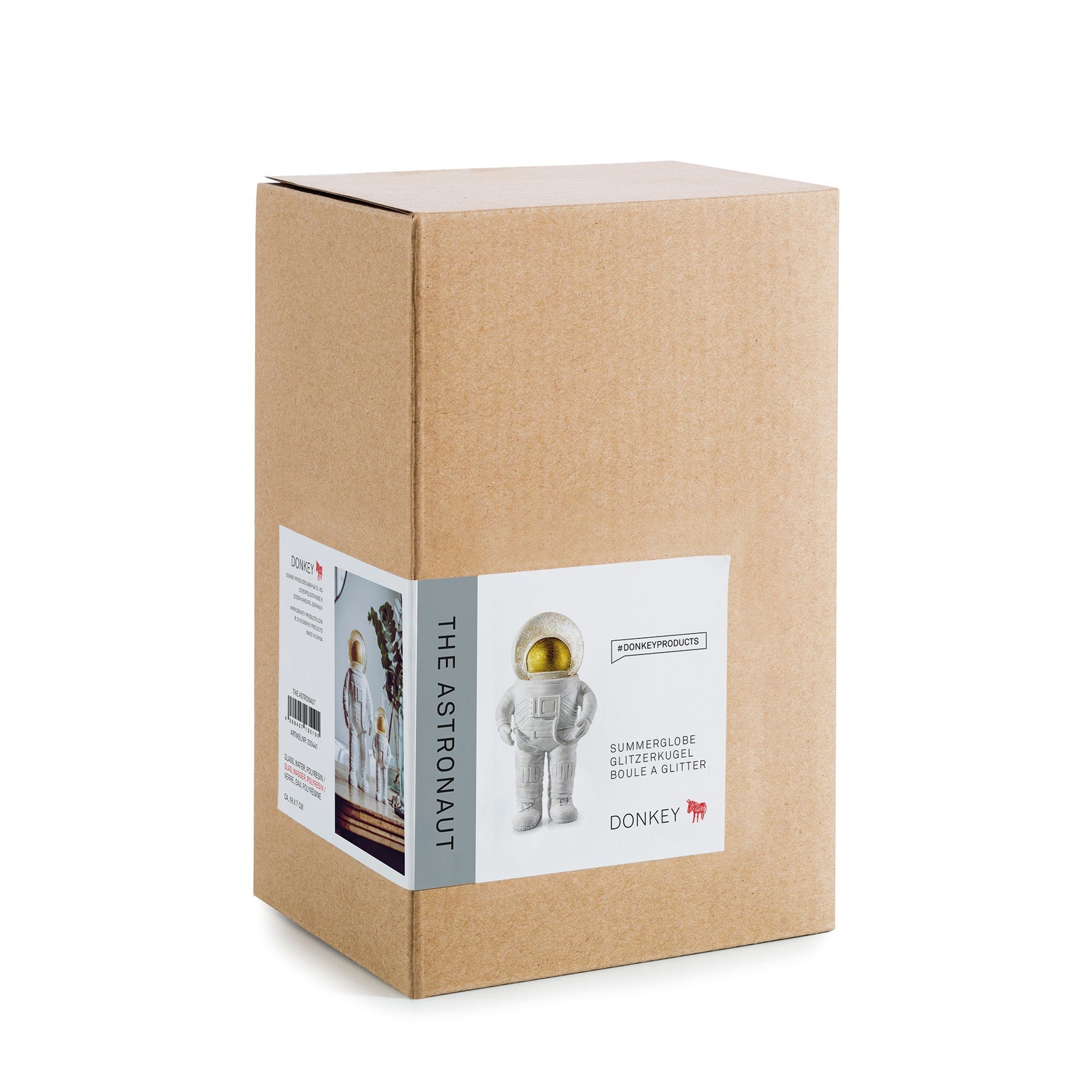 Oggetto regalo di design – boulle a neige astronaute donkey 