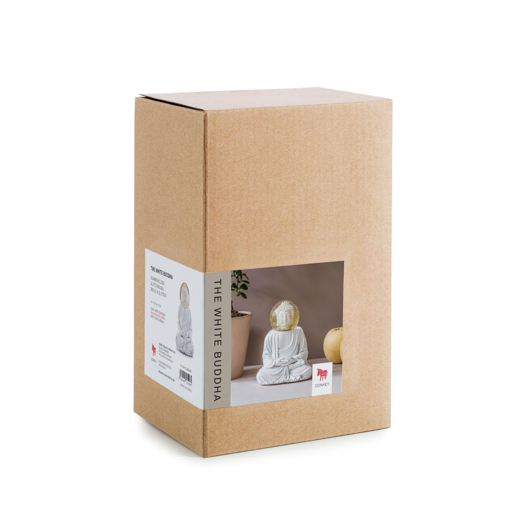 Designcadeau – Boule à Neige Bouddha Blanc Donkey | Donkey France