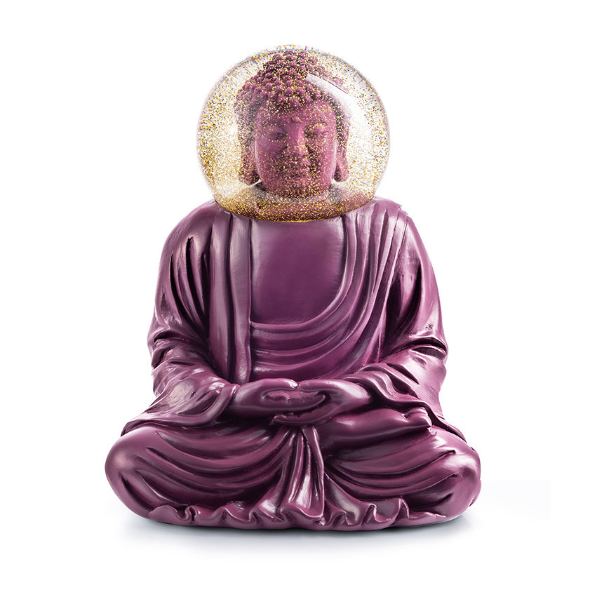boulle a neige bouddha violet donkey 330476 4260407136672