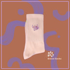 Chaussettes Brodées Seins