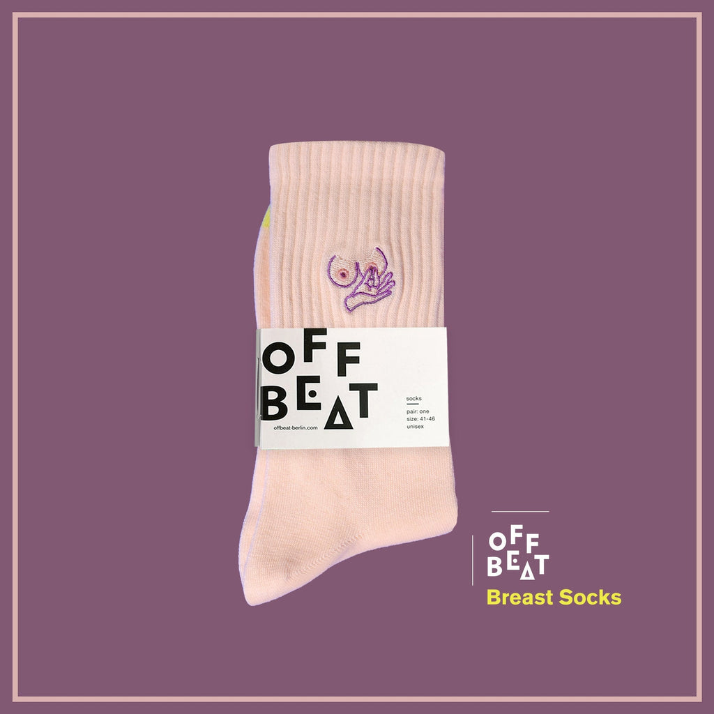Chaussettes Brodées Seins – vue 2